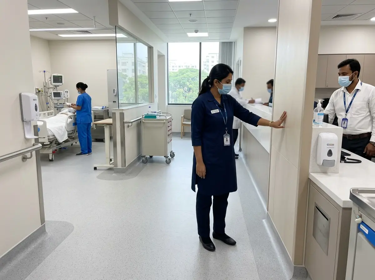 Hygienic material selection for healthcare interiors in Bangladesh