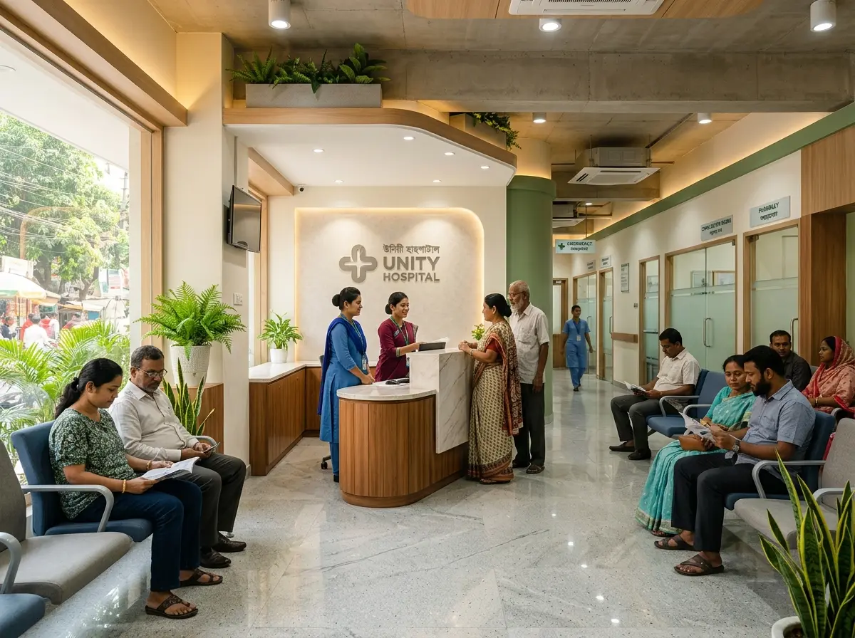 Smart Small Hospital Interior Design in Bangladesh