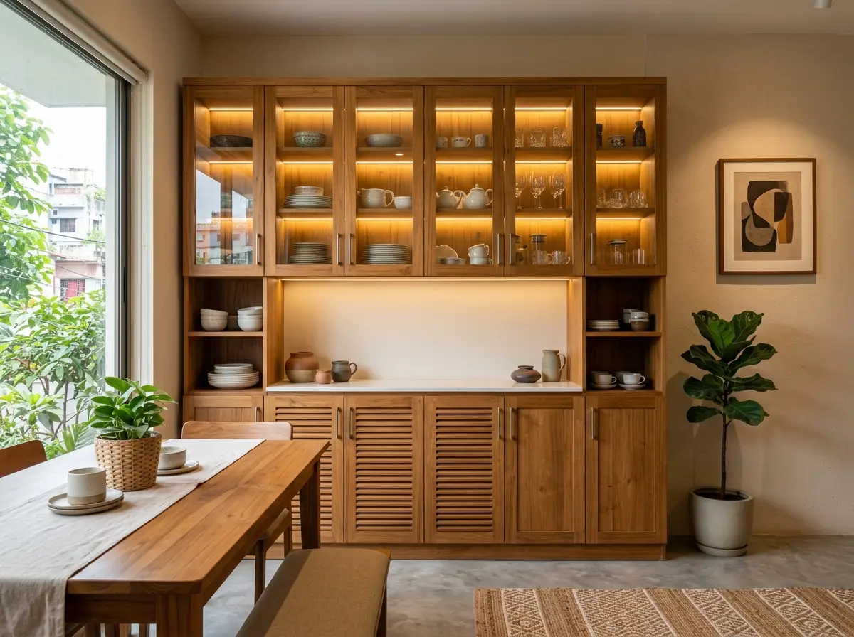 Crockery cabinet design & installation in Bangladesh
