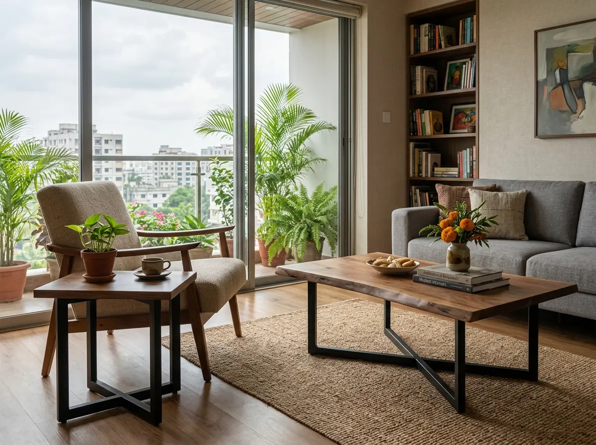 Custom coffee table & side table design in Bangladesh