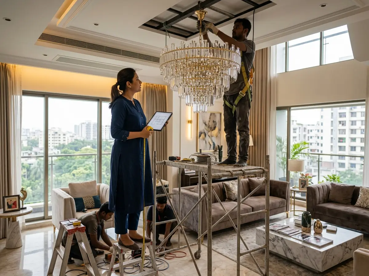 Hang Your Bangladesh Statement Chandelier Safely