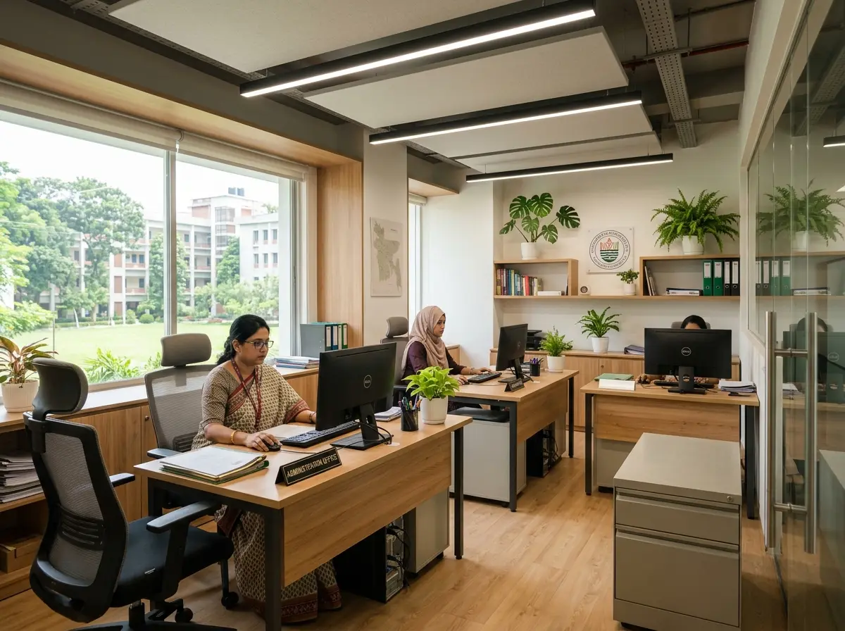 College/university office interior design in Bangladesh