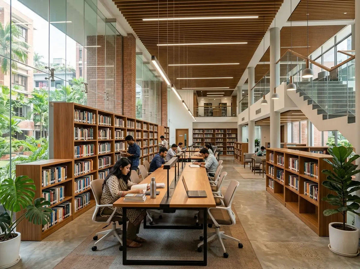 Inspiring Library interior design in Bangladesh
