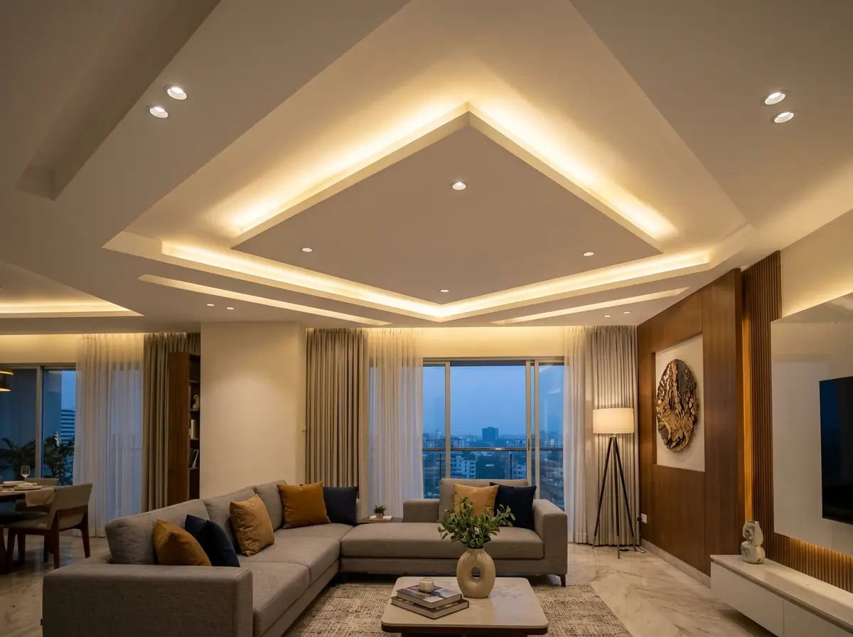 False ceiling design & execution (gypsum) in Bangladesh