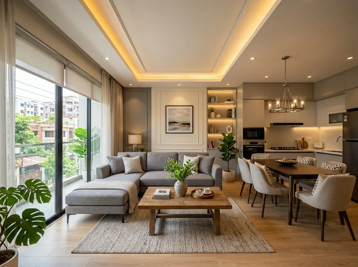 Turnkey interior for Uttara flats in Bangladesh