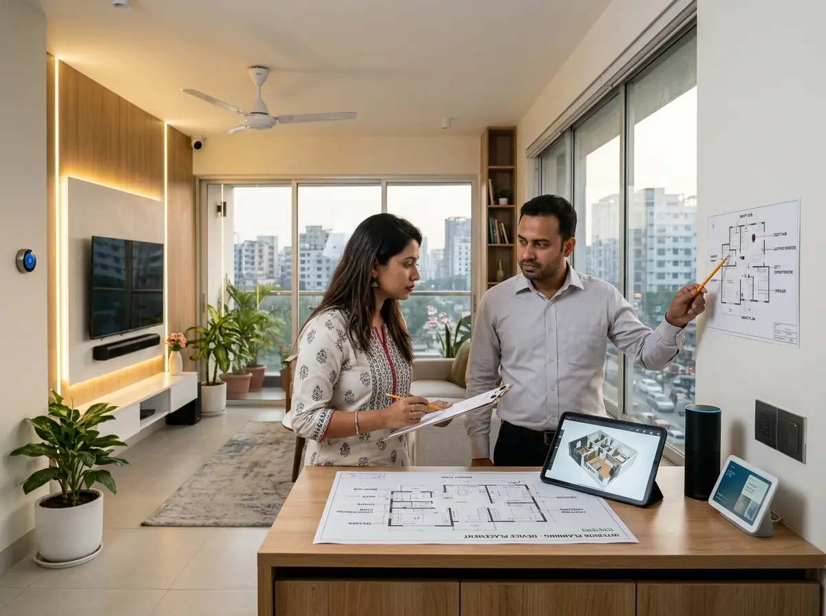 Smart home interior planning (devices placement) in Bangladesh