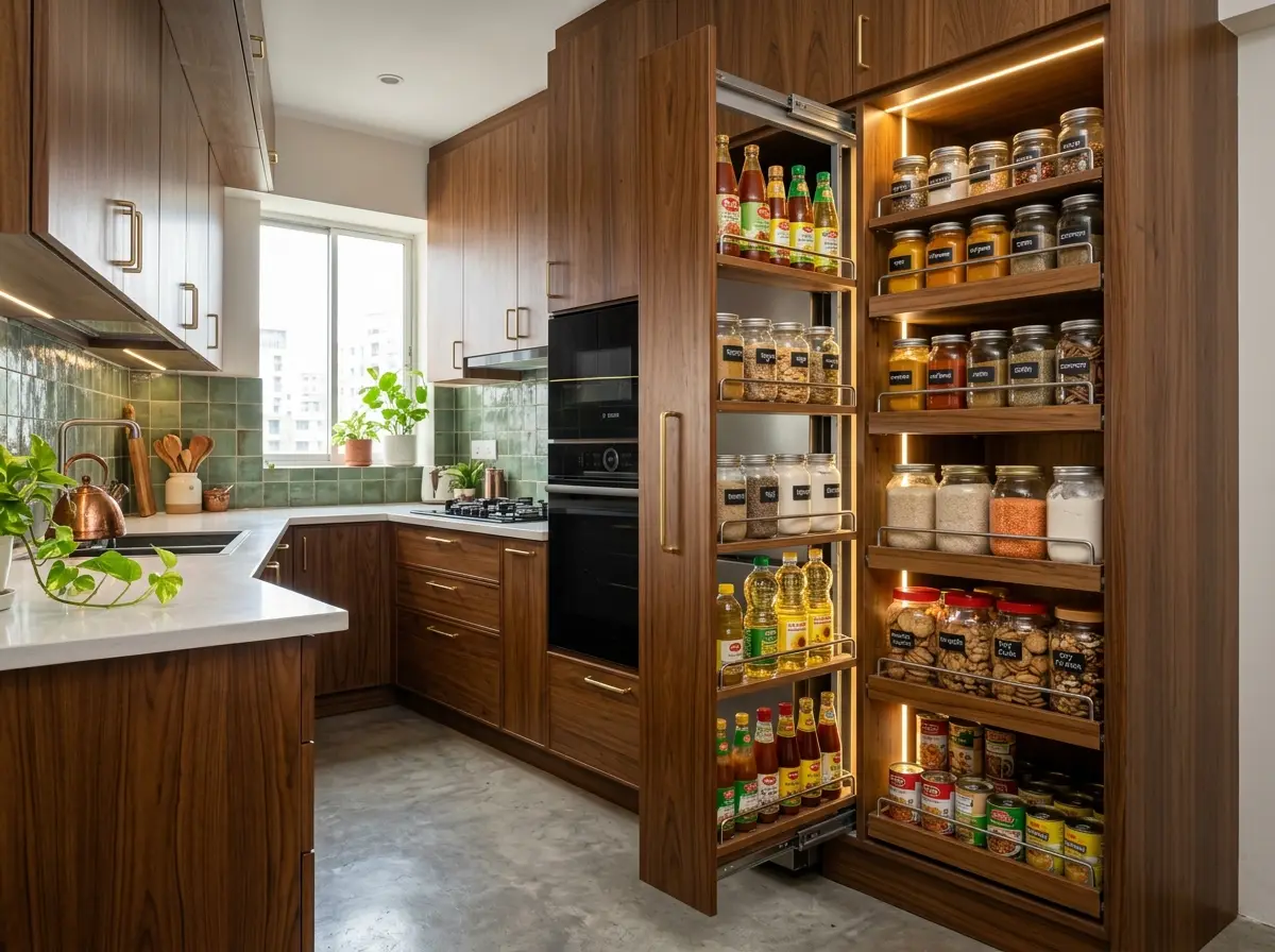 Smart Kitchen Pantry Unit Design in Bangladesh