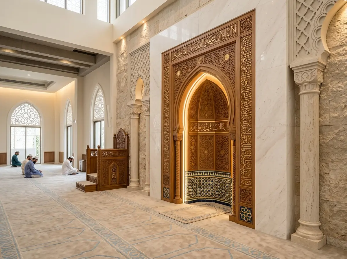Beautiful Mosque mihrab design & execution in Bangladesh