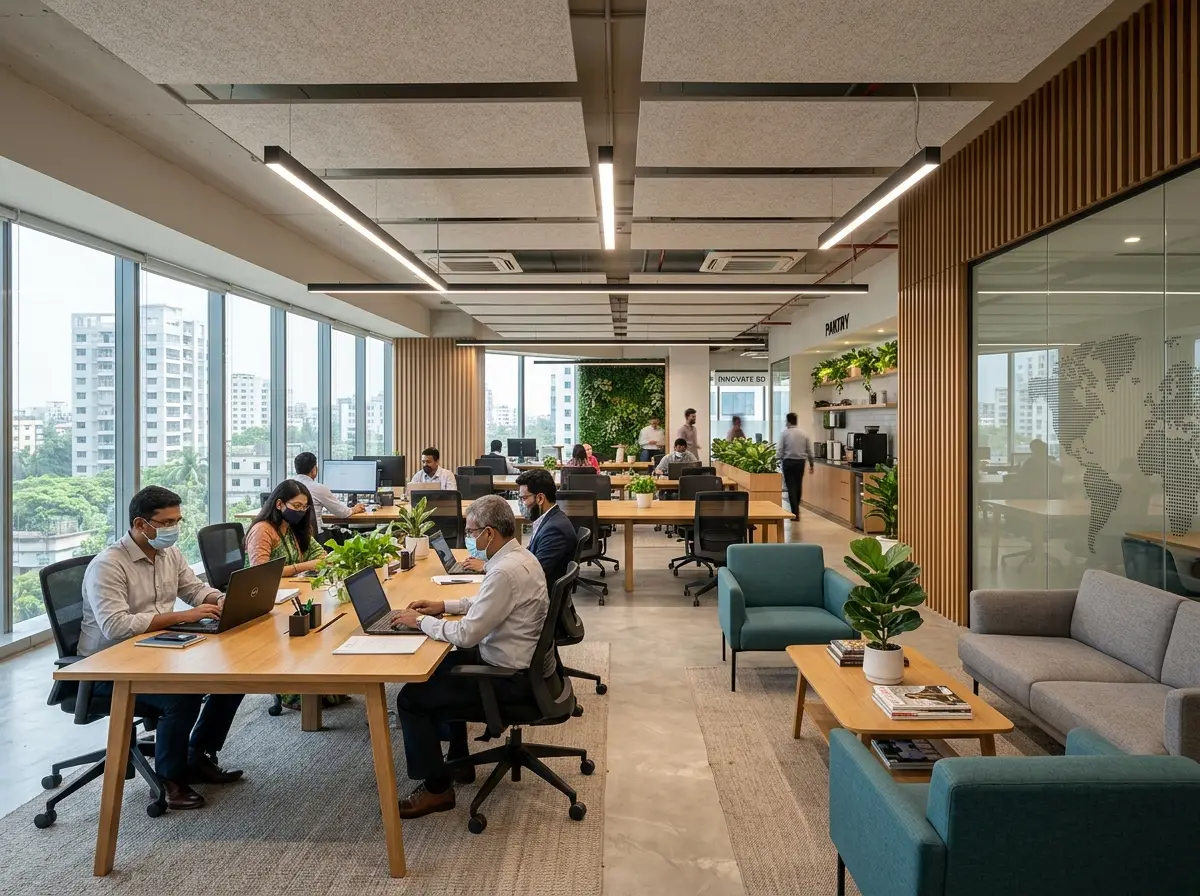 Corporate office interior design in Bangladesh