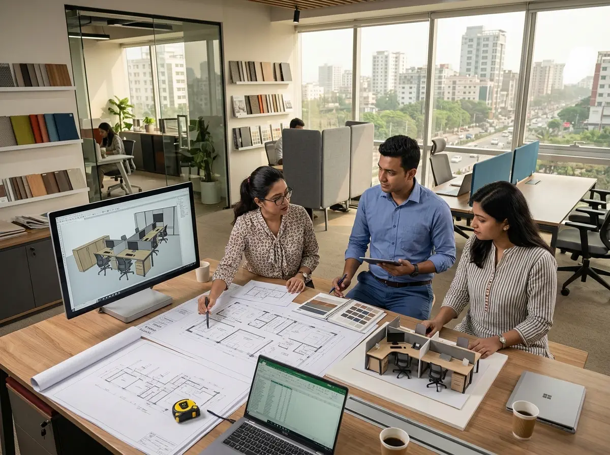 Smart Modular Office Furniture Planning in Bangladesh