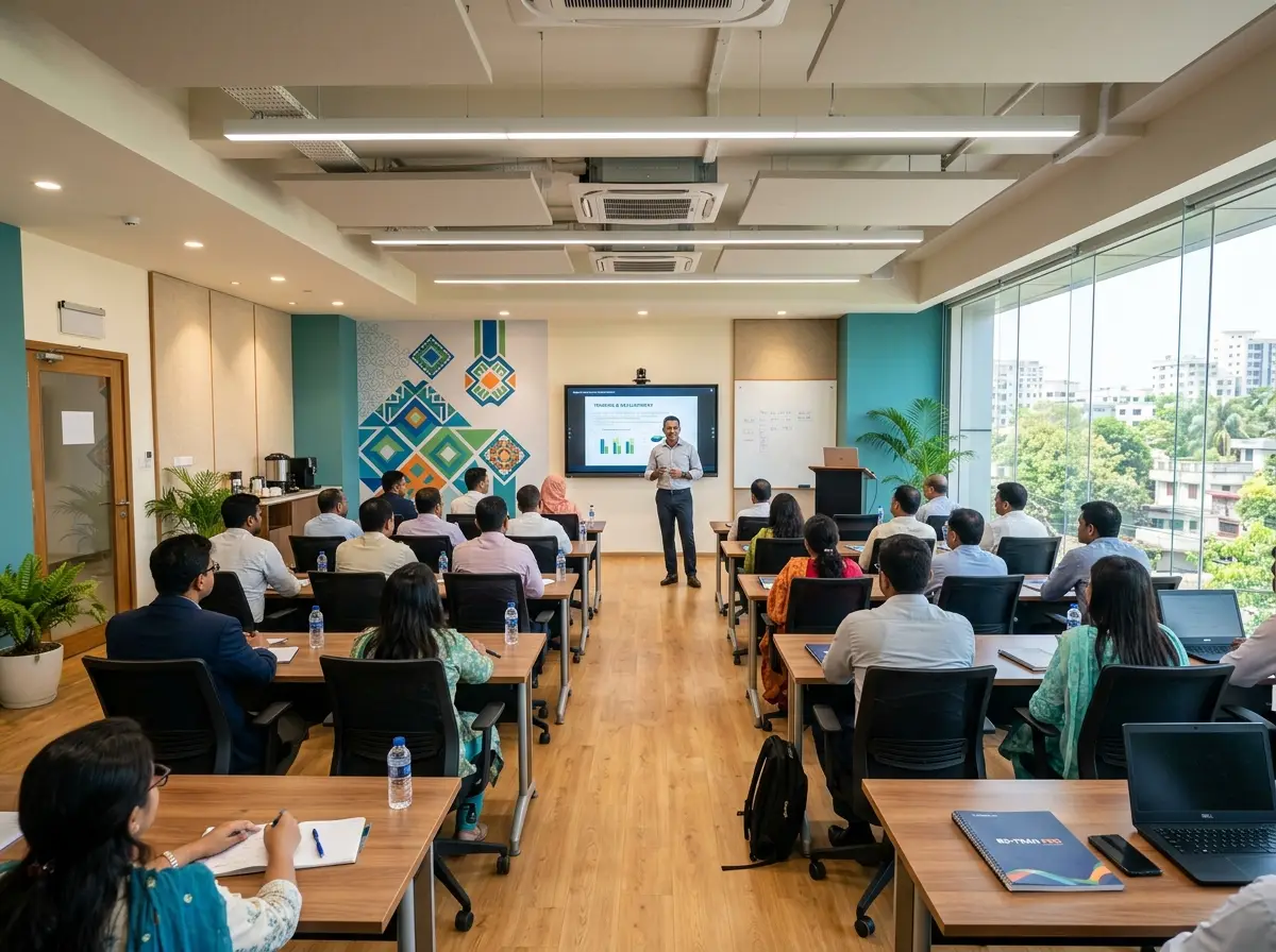 Training room interior design in Bangladesh