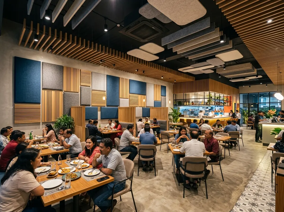 Acoustic treatment for restaurants in Bangladesh