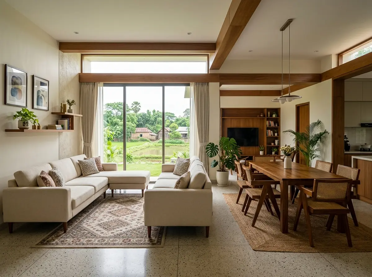 Beautiful Interior Design in Mahadebpur Upazila