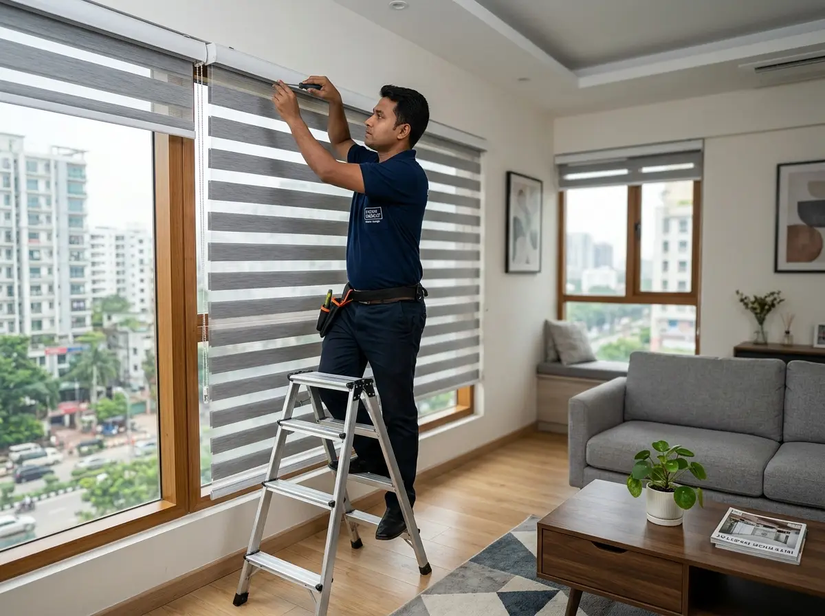 Zebra blind supply & installation coordination in Bangladesh