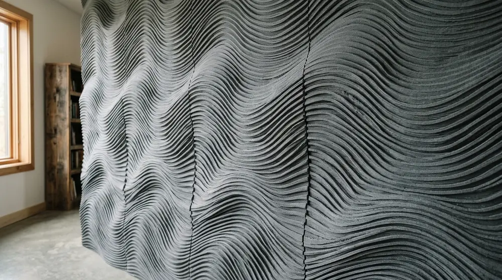 Acoustic geometric wall panels for bedrooms